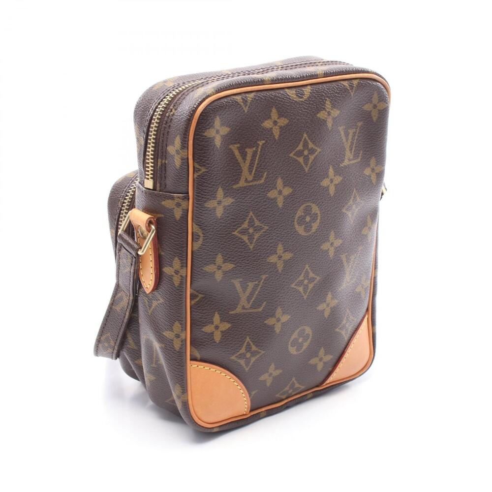 Louis Vuitton Bag Monogram Canvas Shoulder Leather Amazon Brown